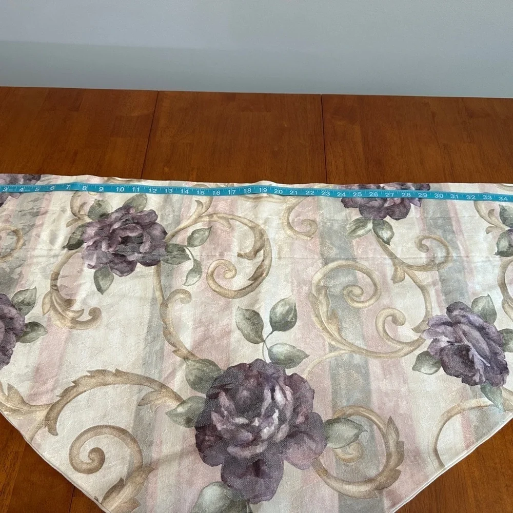 Croscill Elegant Floral Valence with Tassels